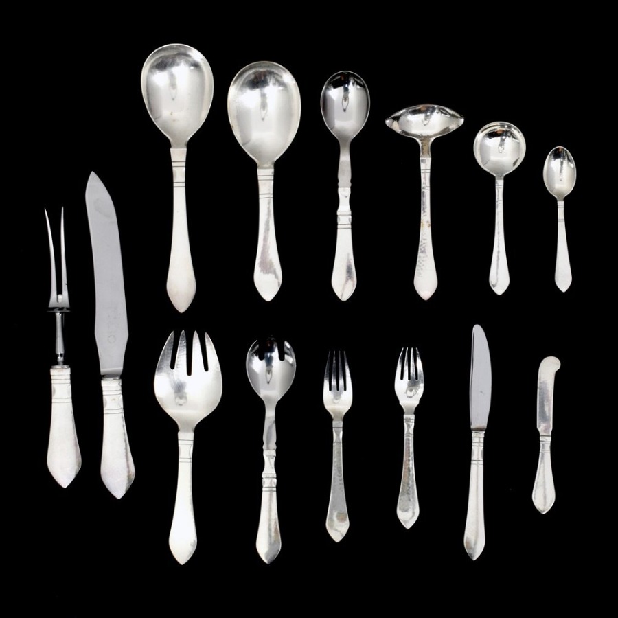 Georg Jensen Continental Sterling, 1906 flatware