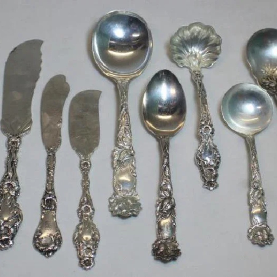 Alvin Bridal Rose Sterling, 1903 flatware