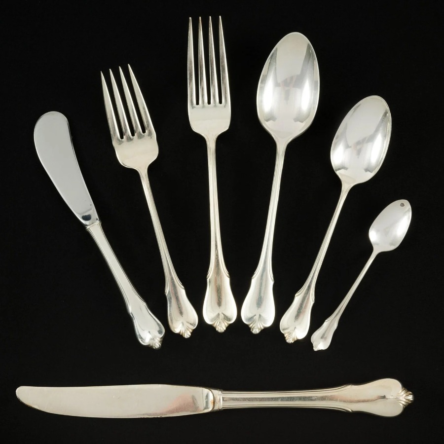 Wallace Grand Colonial Sterling, 1942 flatware