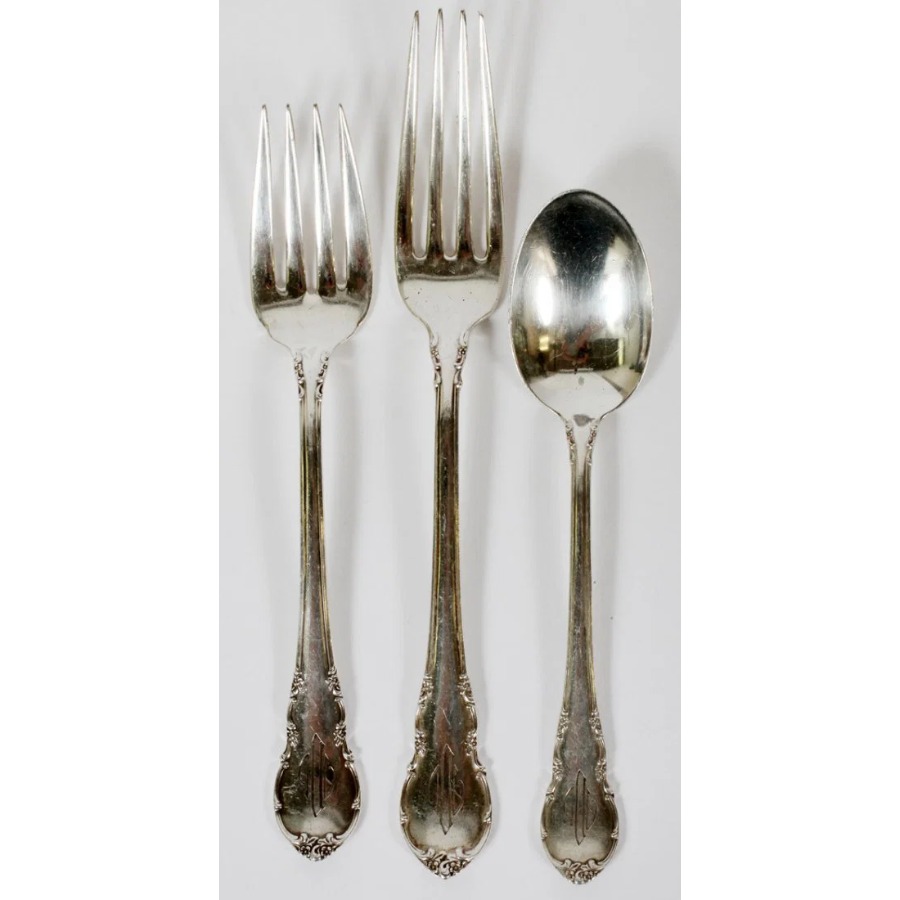 Lunt Modern Victorian Sterling, 1941 flatware