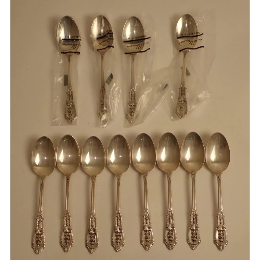 Wallace Rose Point Sterling, 1934 flatware