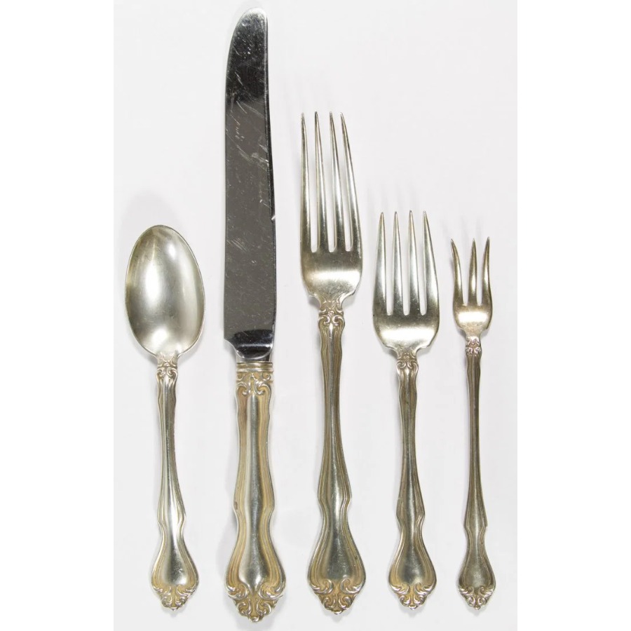 Westmorland George & Martha Washington Sterling, 1940 flatware